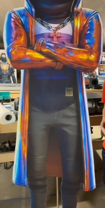 Seamless flawless printed canvas fabric